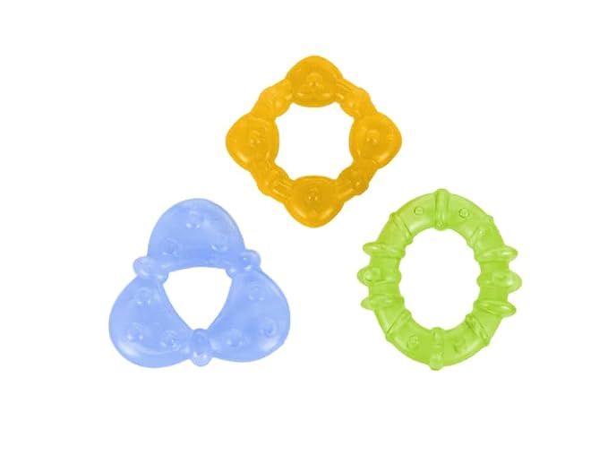 Bright Starts Chill & Teethe Water-Filled BPA-Free Baby Teething Toy, Ages 3 Months+, (Pack of 2)