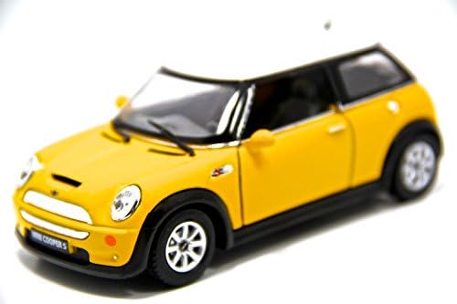 KiNSMART - Mini Cooper S 5" 1:28 Scale Die Cast Metal Model Toy Car (4 Set)
