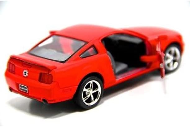 KiNSMART - 2006 Ford Mustang GT 1:38 Scale 5" Die Cast Metal Model Toy Car (4Set)