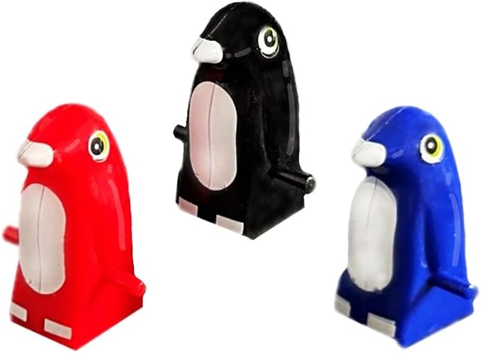 Haktoys Replacement Penguin Figurines - Compatible with Arctic Fun Penguin Slide Playset | Fun Playful Penguins for Penguin Race Track Toy (Pack of 3)