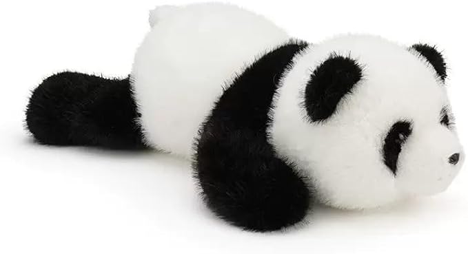 Panda Stuffed Animal, 10" Panda Plush Toy Stress Relief Plush Toy Birthday Christmas Valentine's Day Gift for Kids Adults