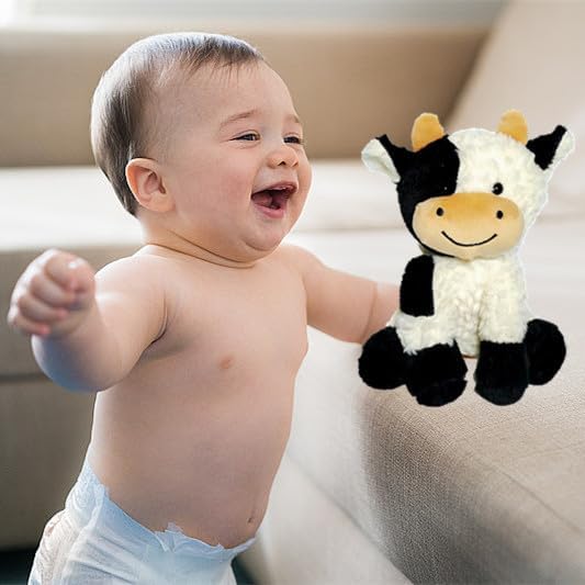 9" Cow Stuffed Animals Plush Doll Kids Boys Girls Animal