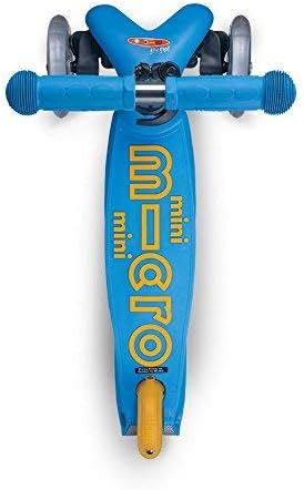 Micro Kickboard | Mini Kids Scooter for Ages 2-5 | Children up to 110 lbs | 3 Wheel Lean-to-Steer Design | Adjustable T Bar | Smooth Ride PU Wheels | Swiss Design