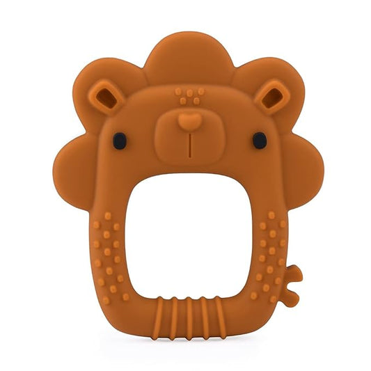 Loulou Lollipop Wild Silicone Baby Teether - Lion