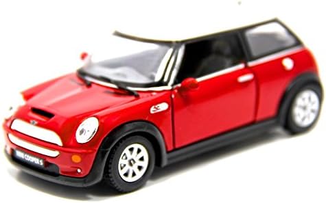 KiNSMART - Mini Cooper S 5" 1:28 Scale Die Cast Metal Model Toy Car (4 Set)