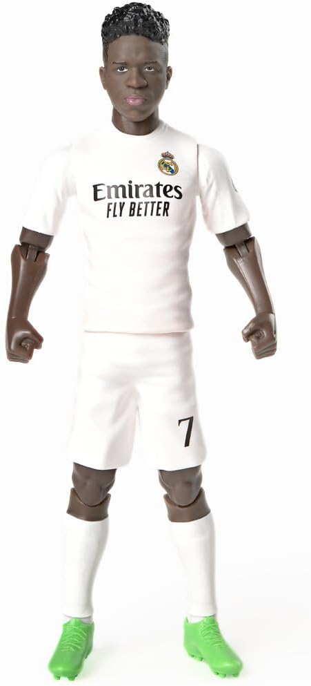 Sockers Banbo Toys Real Madrid CF Vinícius Júnior 8" Collectible Soccer Action Figure