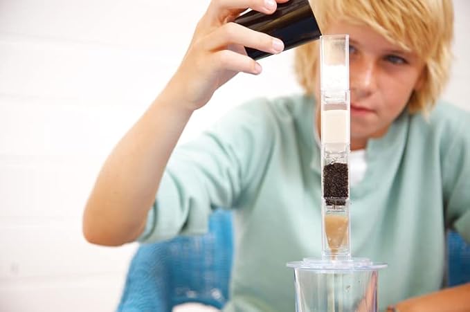 4M: Green Science: Clean Water Science - DIY Mini Water Filtration & Desalination Plant Kit, Solar Powered, STEM Experiment Activity, Kids Ages 5+