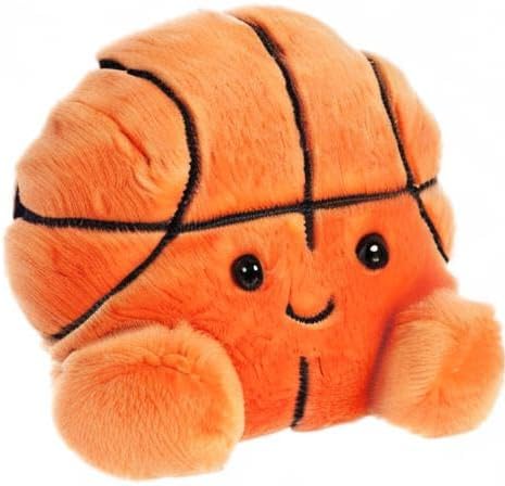 Aurora® Adorable Palm Pals™ Hoops Basketball™ Stuffed Animal - Fun Collectible Plush for Kids and Adult Collectors - Perfect for Decorating Rooms and Birthday Gifts - Orange 4 Inches