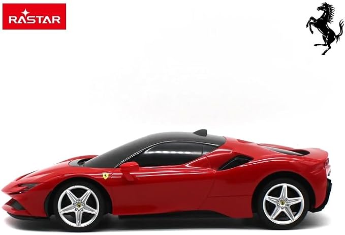 RASTAR Ferrari SF90 Stradale Remote Control Car, 1:18 Scale, Red