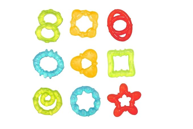 Bright Starts Chill & Teethe Water-Filled BPA-Free Baby Teething Toy, Ages 3 Months+, (Pack of 2)