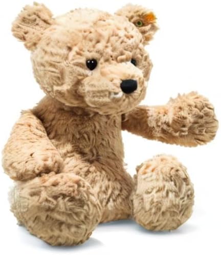 Steiff Jimmy Teddy Bear – Soft Cuddly Friends, Premium Plush Stuffed Animal Toy for Kids (Light Brown, 16")