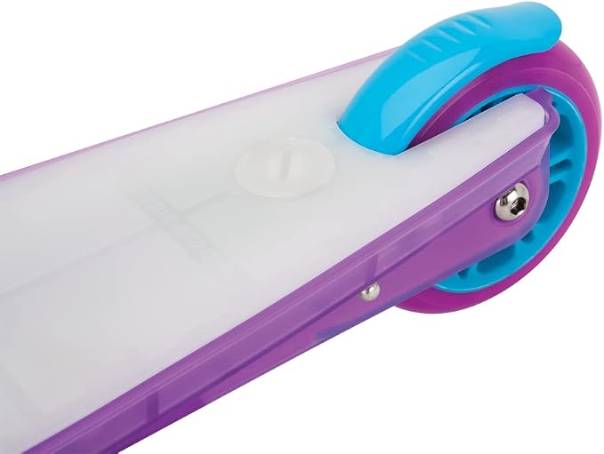 Razor Party Pop Kick Scooter - Multi-Color LED Light-Up Deck, Lightweight Steel Frame, for Kids Ages 6 and Up