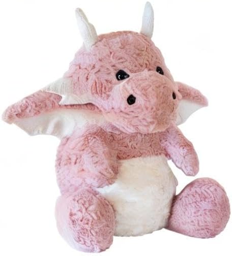 SUSULF Little Flying Dragon - Cute Stuffed Animal Plush Toy - Adorable Soft Dragons Toy Plushies and Gifts - Perfect Present for Kids (Pink,11.81in/30cm)