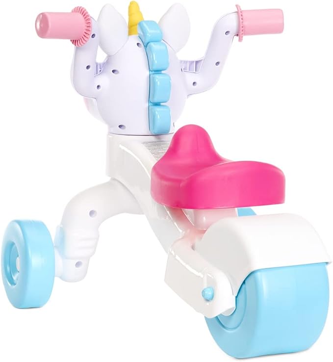 Little Tikes Go & Grow Unicorn Indoor & Outdoor Ride-On Scoot for Preschool Kids Toddlers and Children to Develop Motor Skills for Boys Girls Age 1-3 Years, Large
