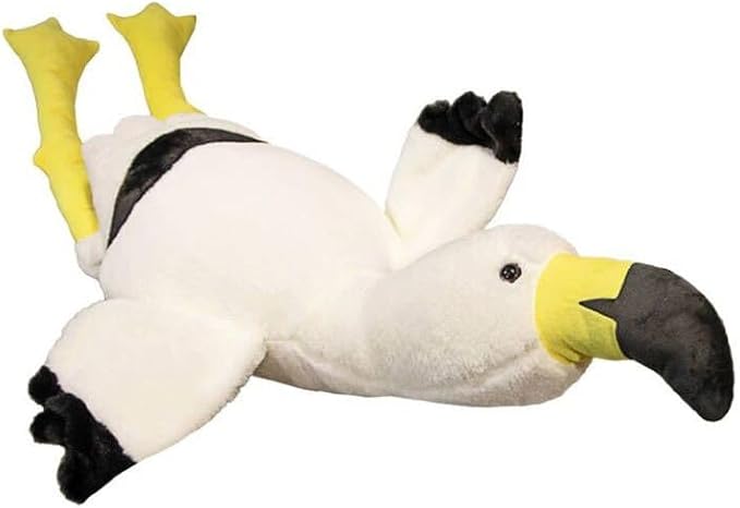 Flamingo Plush Pillow Stuffed Animal - 62 Inch Ultra Soft & Cute Flamingo Gift, Huggable Stress Relief for Bedroom, Office, Car, for Kids, Adults, GirlsWhite