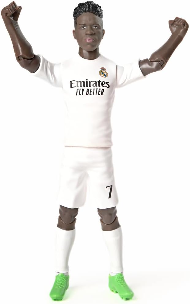 Sockers Banbo Toys Real Madrid CF Vinícius Júnior 8" Collectible Soccer Action Figure