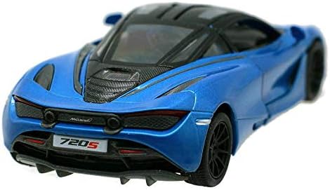 KiNSMART McLaren 720s 5 Inch 1:36 Scale Die Cast Metal Model Toy Super Sports Car (Blue)