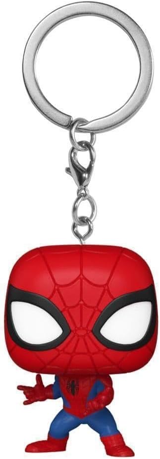 Funko POP! Keychain: Marvel - Spider-Man - Marvel Comics Novelty Keyring - Collectable Mini Figure - Stocking Filler - Gift Idea - Official Merchandise - Comic Books Fans - Backpack Decor