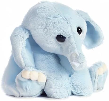 Aurora® Playful Lil Benny Phant™ Baby Stuffed Animal - Soft & Cuddly Toy - Imaginative Play - Blue 9 Inches