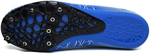 Track Spike Shoe for Men Professional Field and Track Shoes Breathable Running High Jump Racing Shoes