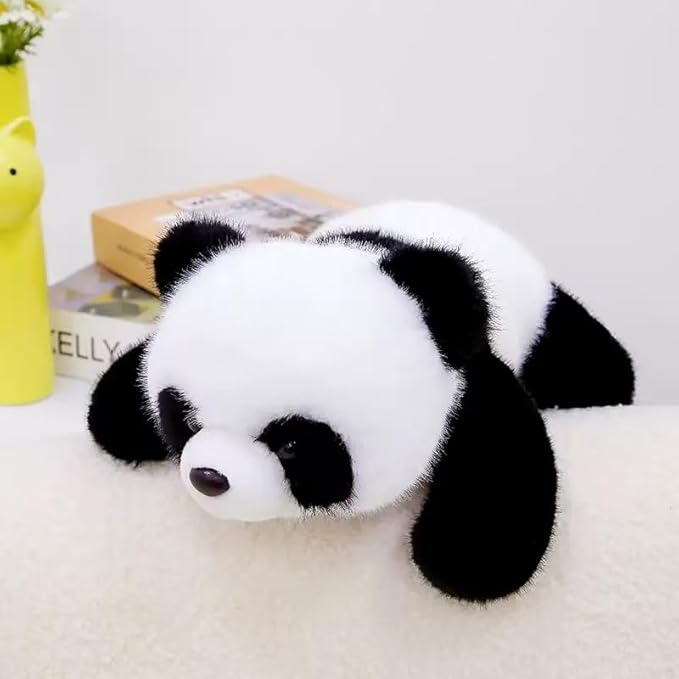 Panda Stuffed Animal, 10" Panda Plush Toy Stress Relief Plush Toy Birthday Christmas Valentine's Day Gift for Kids Adults