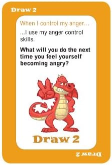 Mad Dragon - an Anger Control Card Game for Kids Aged 6 to 12 | Fun Therapeutic Game Teaching Anger Management to Kids aged 6 to 12