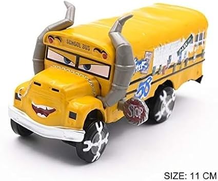 Movie Cars 2 3 Curz Mater Black Storm Jackson Danny Swervez Giant Wheels Cars Diecast Vehicles Toys Set Children Car Toy Friction Powered Truck Toy (Miss Filter)