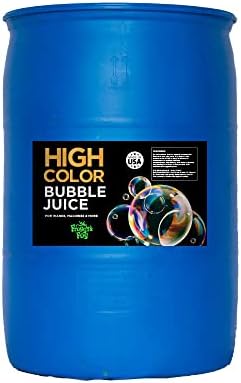 Froggys Fog - High Color Bubble Juice - Strong, Long-Lasting, Iridescent, Brilliant for All Bubble Machines and Bubblers - 55 Gallon Drum
