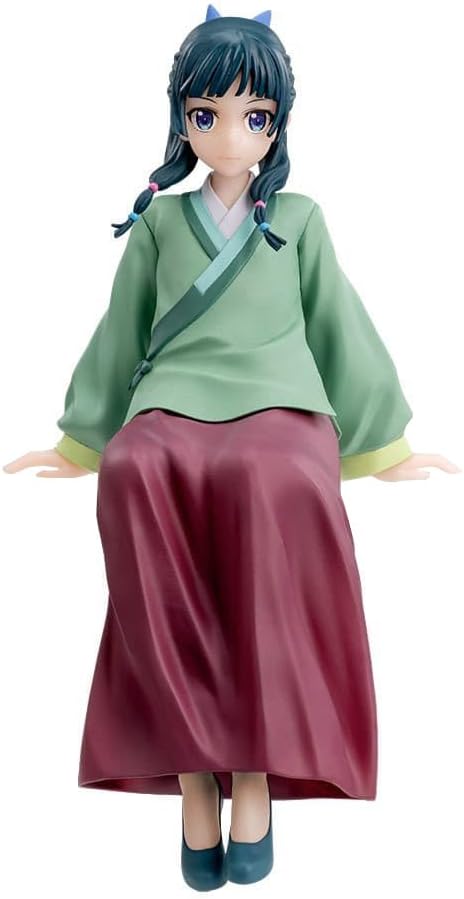 Maomao Figurine Hanfu Sitting Pose Anime Girl Figure 5.5" PVC Models Cute Maomao Statue Collectibles Ornaments Desktop Decoration