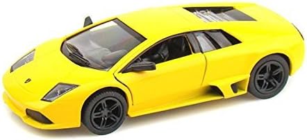 KiNSMART Lamborghini Murcielago LP640 1:36 Scale 5" Die Cast Model Super Sports Car Toy (Yellow)