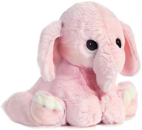 Aurora® Playful Lil Benny Phant™ Baby Stuffed Animal - Soft & Cuddly Toy - Imaginative Play - Pink 10 Inches