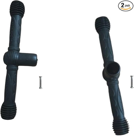 2 Pack Kick Scooter Handlebars Replacement Kids Kick Scooter Handlebar Parts for Kids Kick Scooters LED Lighted Wheels Adjustable Height Handle Bars Side Screw Mount Type