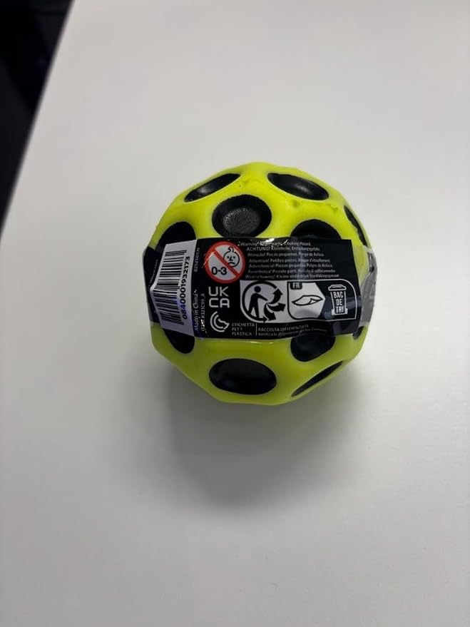 Waboba The Original Moon Ball - Hyper Bouncy Ball – Makes Pop Sound When Bounced - All Ages Extreme Bounce & Fun - Perfect for Active Play & Indoor or Outdoor Games