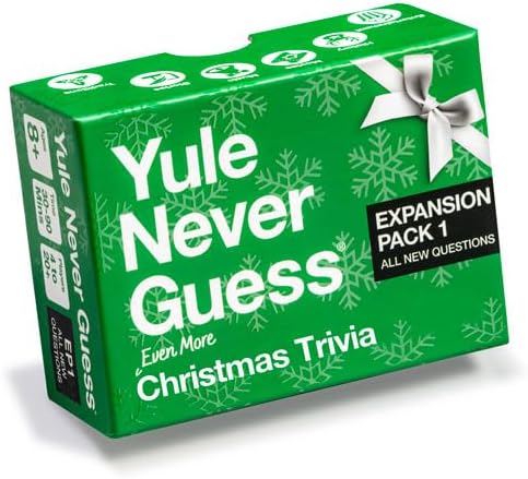 Christmas Trivia Game - Christmas Games for Family Party - Christmas Family Games Expansion Pack 1