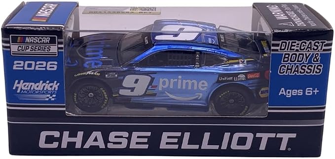 Hendrick Motorsports Amazon Exclusive - 1:64 Diecast Replica - Candy Finish - Chase Elliott #9 Prime