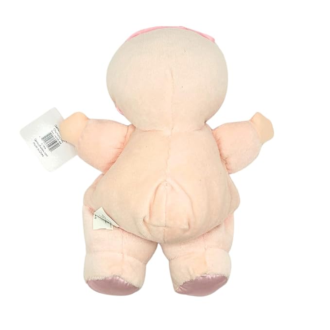 Genius Baby Toys My First Baby Doll, Classic Vintage Design, Soft Plush Pink Dress, No Hard Parts, Machine Washable, Nontoxic, for Girls and Boys, 0–12 Months