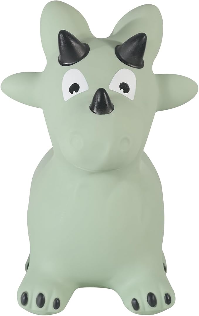 Kindsgut Bouncy Animal Hopper – Inflatable Bouncing Ride-On Toy for Kids & Toddlers Age 2+, Designed in Germany, Indoor & Outdoor, Dino