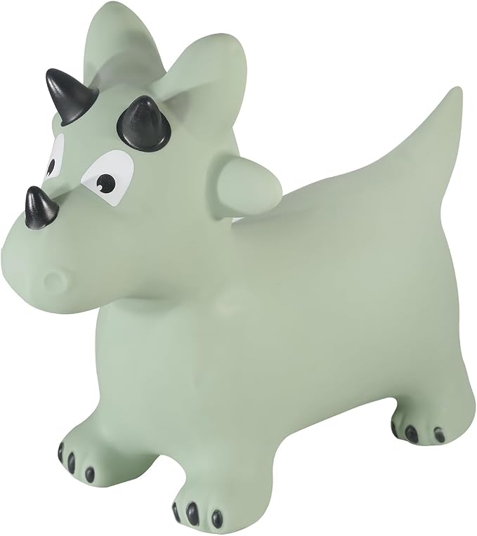 Kindsgut Bouncy Animal Hopper – Inflatable Bouncing Ride-On Toy for Kids & Toddlers Age 2+, Designed in Germany, Indoor & Outdoor, Dino