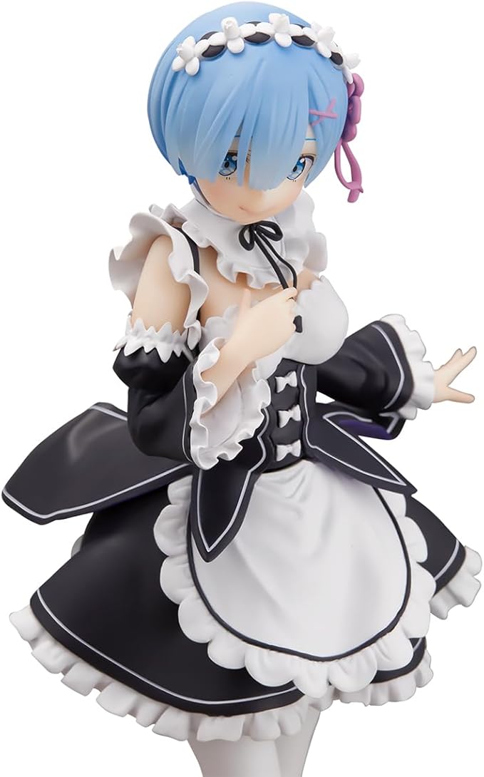Banpresto - Re:Zero-Starting Life in Another World - Rem (Maid ver.) Glitter & Glamours Figure