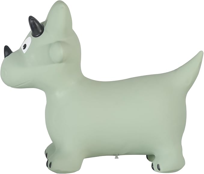 Kindsgut Bouncy Animal Hopper – Inflatable Bouncing Ride-On Toy for Kids & Toddlers Age 2+, Designed in Germany, Indoor & Outdoor, Dino