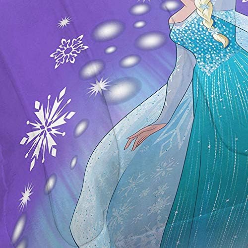 Jay Franco Disney Frozen Girls Kids Full Comforter Set - 7 Piece Bed in a Bag Reversible Comforter & Sheet Set with Shams, Elsa and Anna - Super Soft Fade Resistant Microfiber Machine Washable