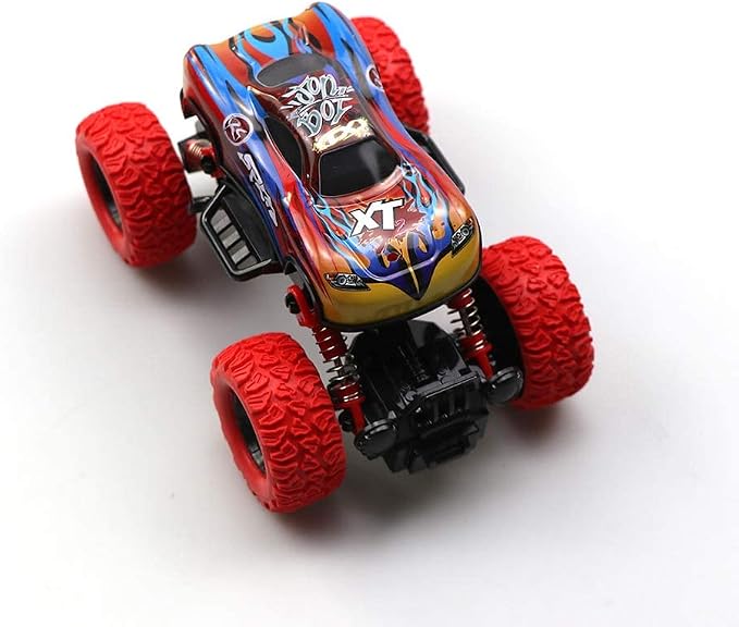 Pull Back Cars for Kids, Monster Trucks Toys for 3 Year Old Boys, Alloy Toy Car Toy Trucks for Boys Girls Toddler Inertia Cars Birthday Gifts