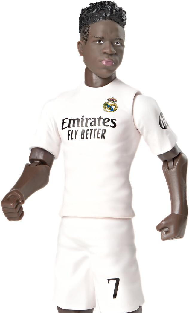 Sockers Banbo Toys Real Madrid CF Vinícius Júnior 8" Collectible Soccer Action Figure