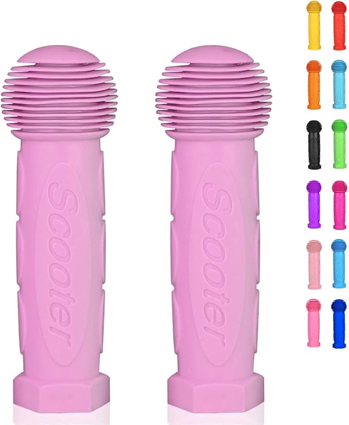 Scooter Grip Handlebar 1 Pair Bicycle Grip Fit for 2-3-4 Wheels Kid Kick Scooters,Children Bike,Rocking car,Drifting Scooter,Swing Scooter,Push Cart