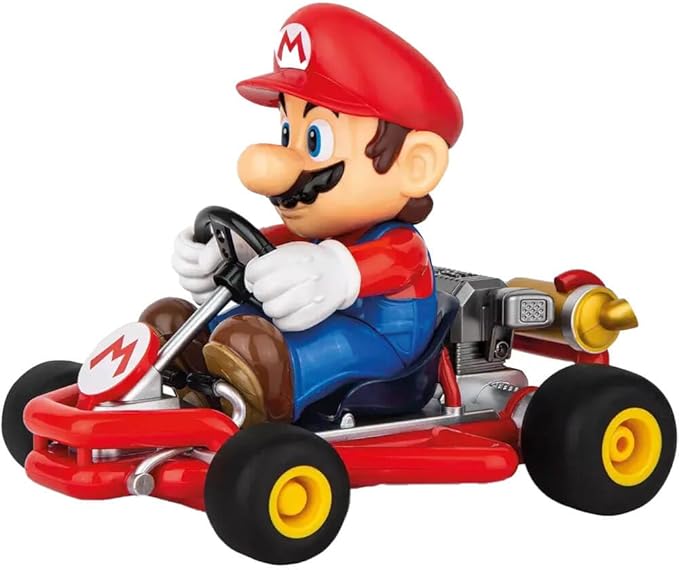 Carrera 200989 RC Official Licensed Kart Pipe Kart Mario 1:18 Scale 2.4 Ghz Remote Radio Control Car with Rechargeable LiFePO4 Battery - Kids Toys Boys/Girls | Official Licensed Mario Kart Toy RC Car for Kids 6+, 1:18 Scale, 2.4GHz, Ready To Run, Recha...