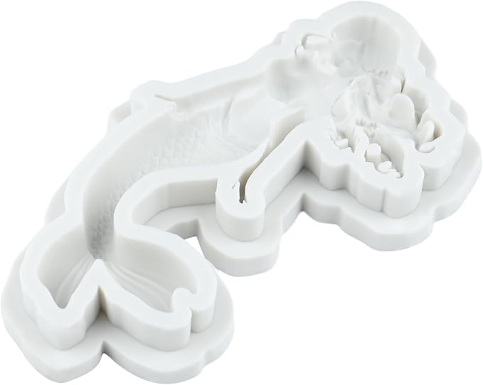 Mermaid Polymer Clay Molds Mermaid Girl Silicone Mold for Jewelry Making Epoxy Resin Casting Air Dry Polymer Clay Craft