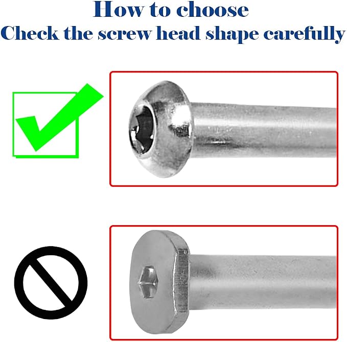 M8 Screws for 2-3-4-Wheel Kid Scoote Replacement Micro Mini Foldable Kick Scooter Kids Scooters Axles Repair (65)