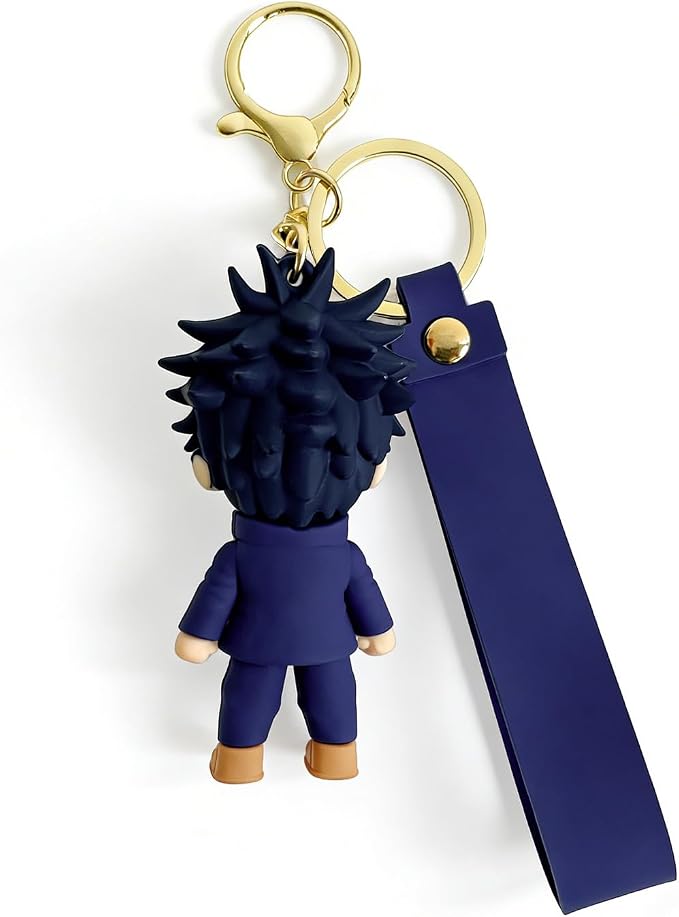 JJK Novelty Keychain, Collectable Anime Mini Figure, Fun Keyring Jewelry Gift for Men and Women