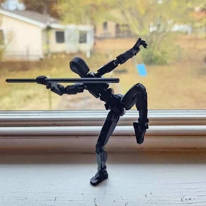 Dumwick Titan 13 Action Figure,2026 New Lucky Robot 13 Action Figures,3D Printed Action Figure,Dummy Robot 13 Action Figures Desktop Decorations Game Gifts (9 pcs)