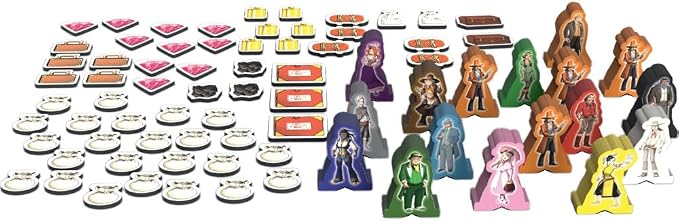 Ludonaute: Colt Express: Happy 10th Anniversary Promo Box - Expansion, Upgraded Components, Family Strategy Board Game, Ages 10+, 2-6 Players, 40 Min